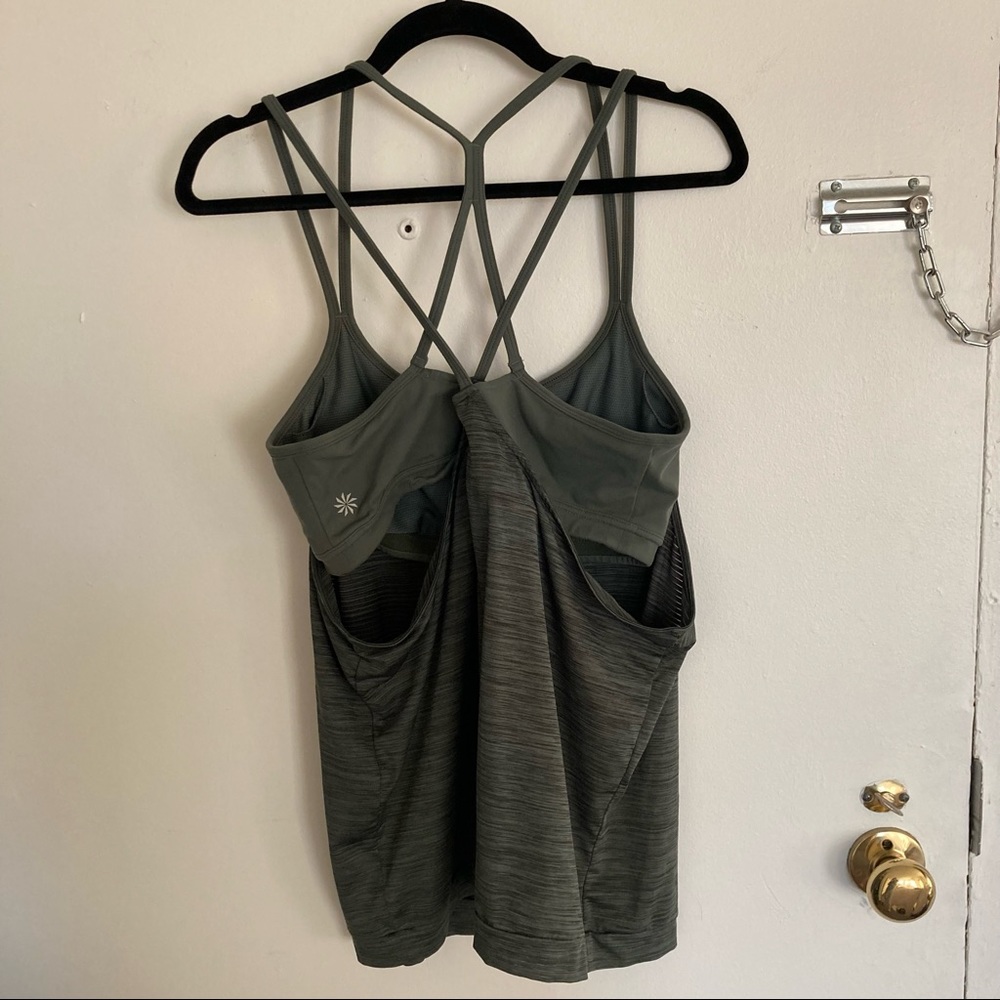 ATHLETA Tank Top with Built In Bra XL